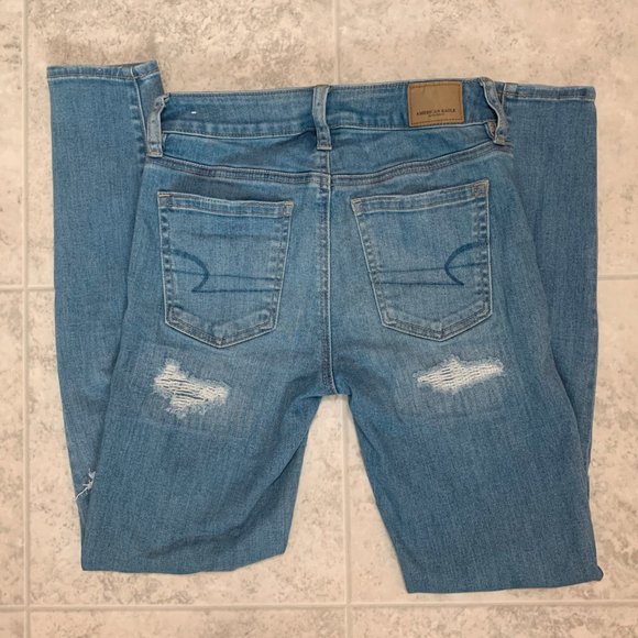 AMERICAN EAGLE SUPER STRETCH SKINNY JEANS - Picture 3 of 5